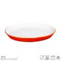 GLOSSY GLAZE OV SHAPE 16PCS RÉGIME DE DINERWARE MÉNAGER